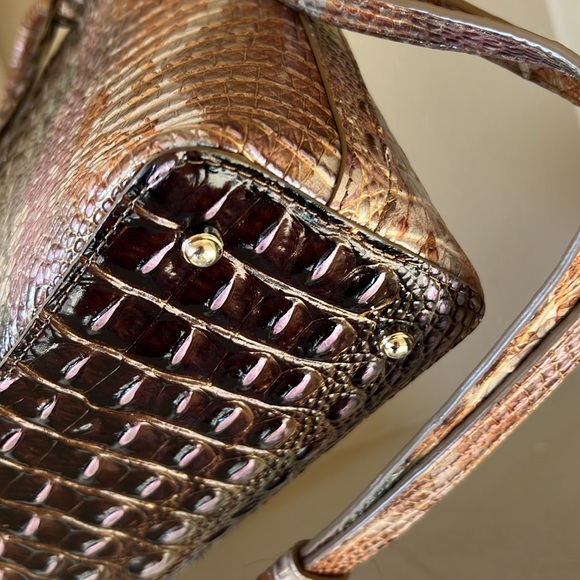 Brahmin Elaine Truffle Python crossbody bag - Picture 6 of 10